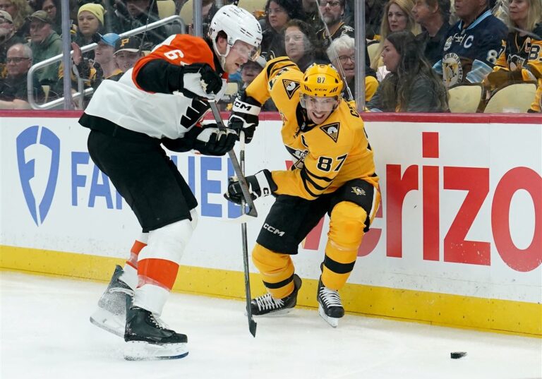 Penguins Flyers Game 1 Playoffs: Penguins Go Flightless