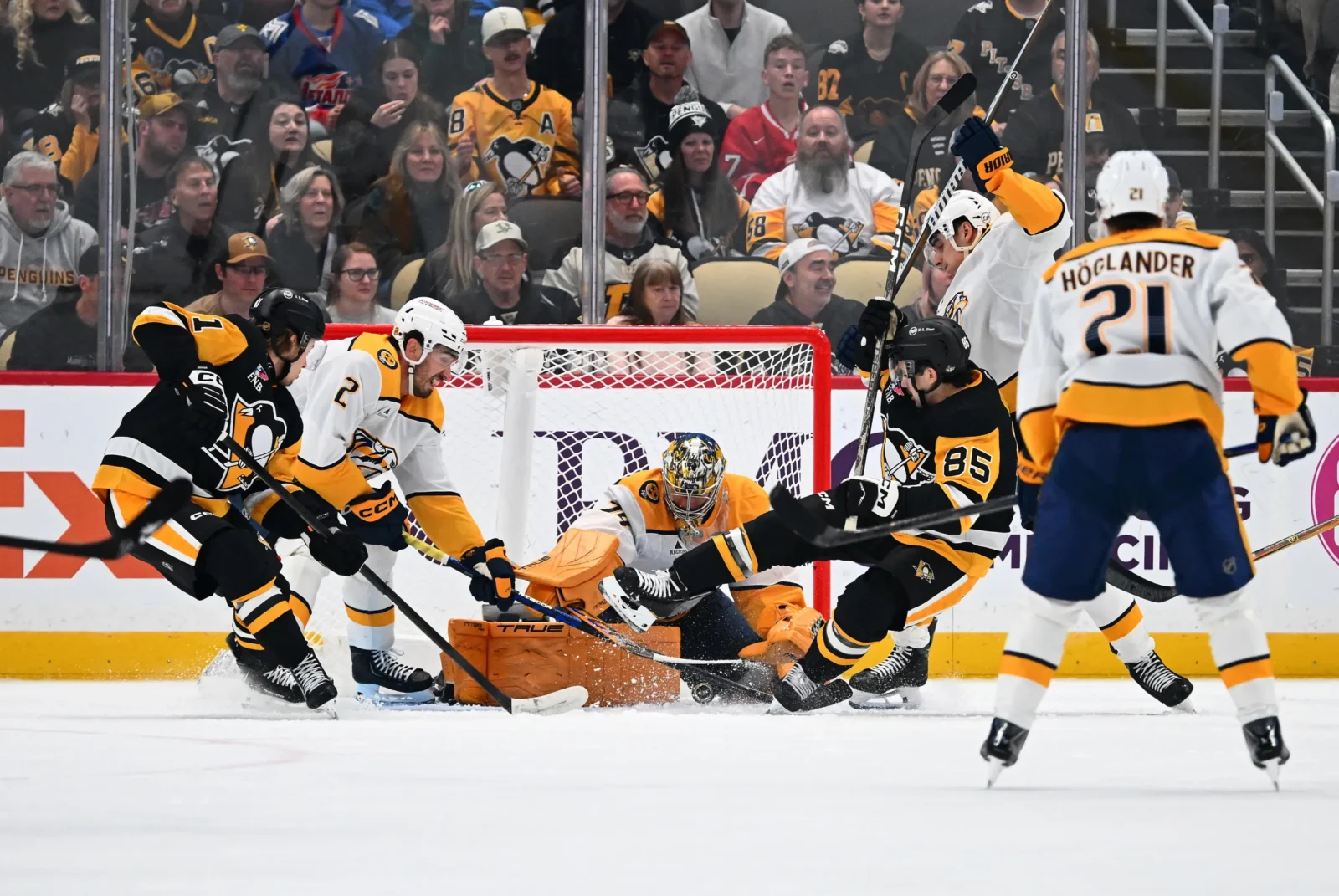 Pittsburgh Penguins, Nashville Predators, Ville Koivunen, Rickard Rakell, Sidney Crosby, NHL