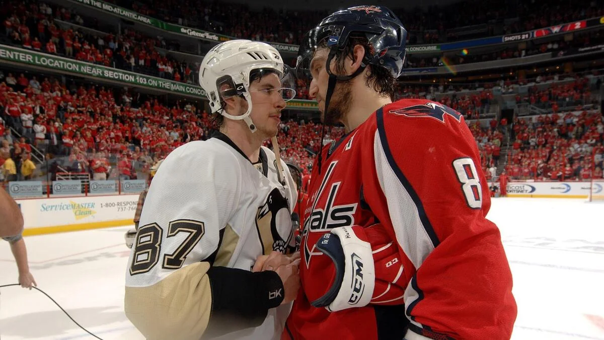 Sidney Crosby, Alex Ovechkin, Pittsburgh Penguins, Washington Capitals, NHL, Hockey Rivalries