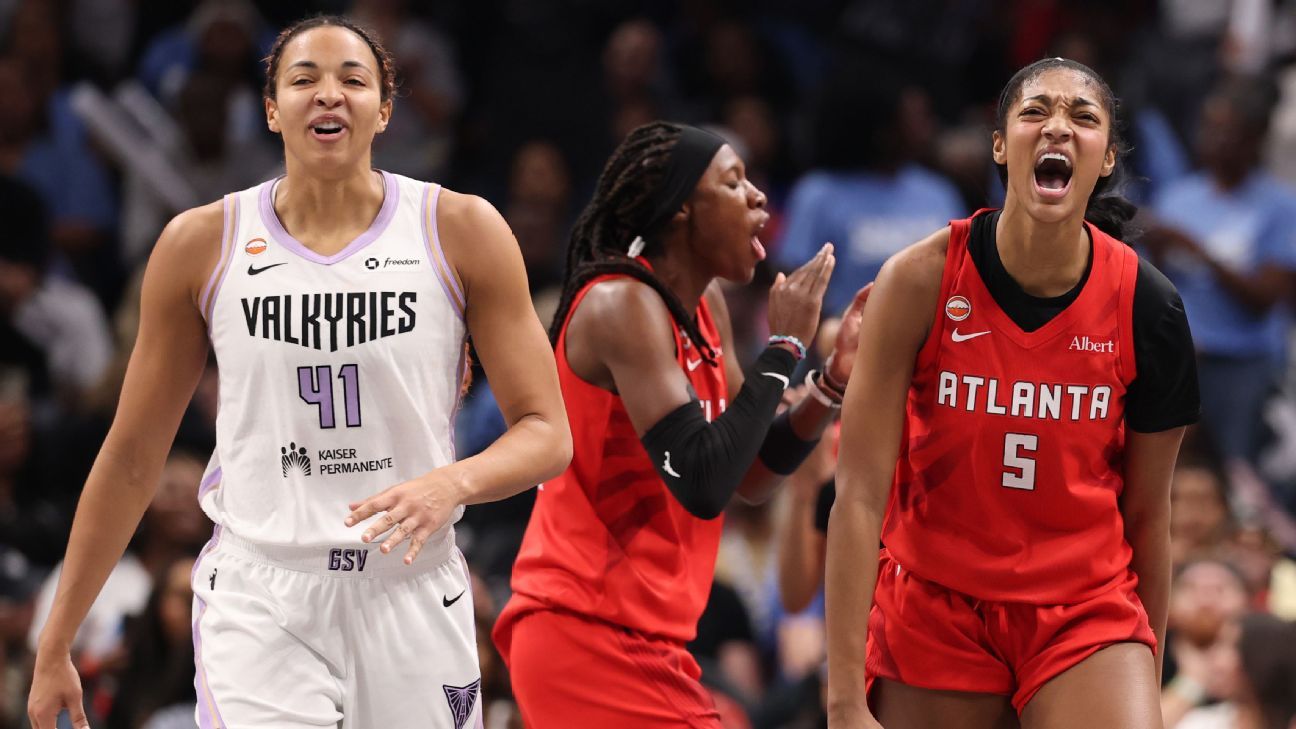 WNBA, WNBA Finals, Angel Reese, Atlanta Dream, Golden State Valkyries, WNBA Broadcasting